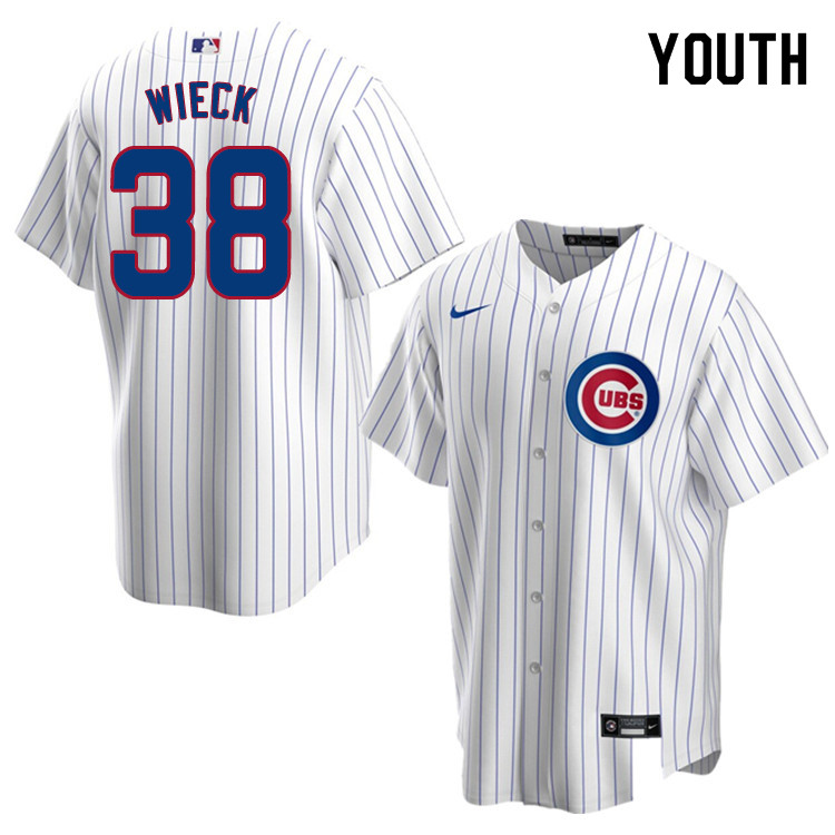 Nike Youth #38 Brad Wieck Chicago Cubs Baseball Jerseys Sale-White
